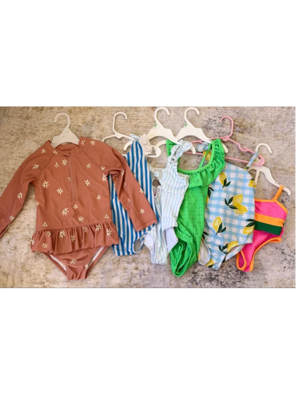 Girls Swimsuit Bundle 3T 4T Beach Riot Summer Swimwear Lot - Picture 1 of 9